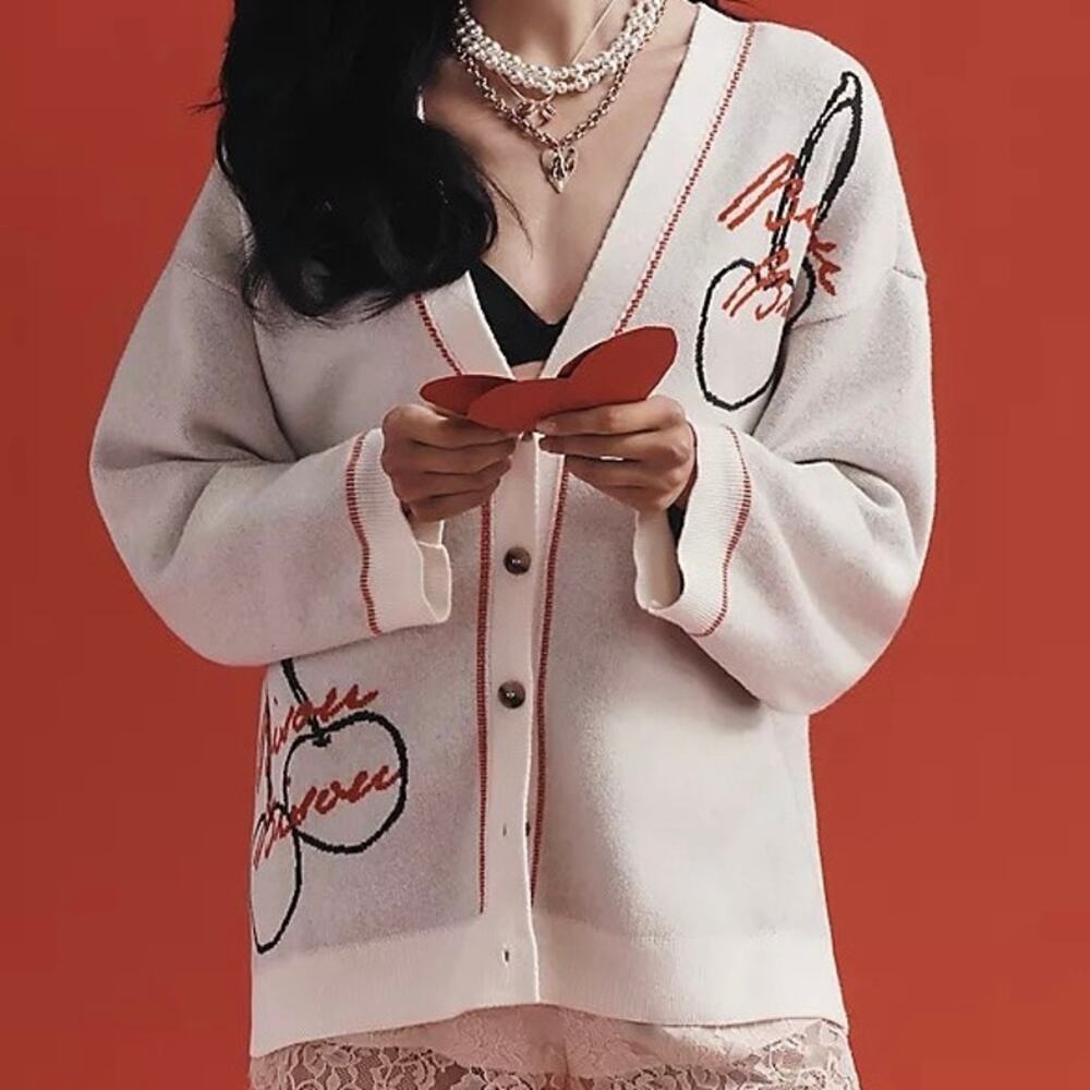 Anthropologie LyreBird × Jordan Nickson Cardigan Sweater